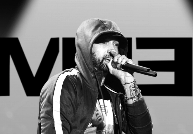 Eminem performing