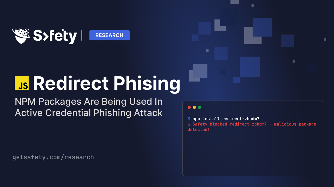NPM Packages Are Being Used In Active Credential Phishing Attack