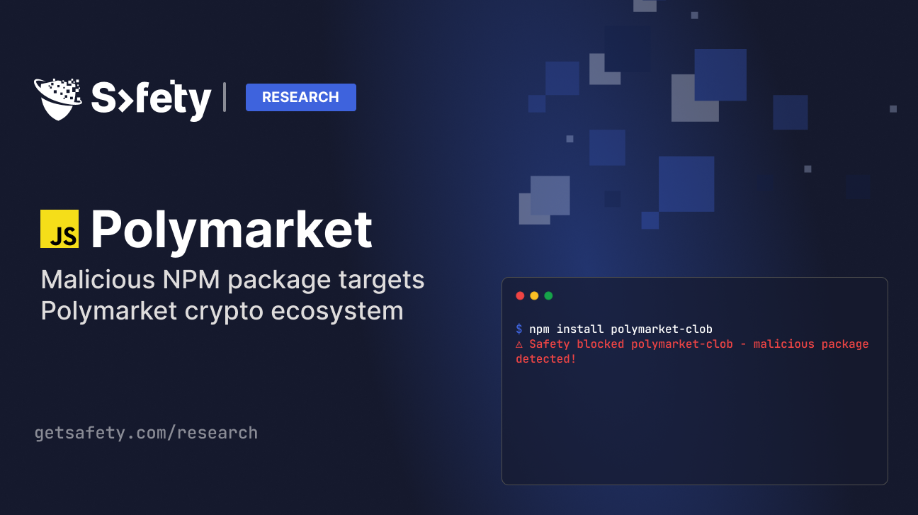 Malicious NPM package targets Polymarket crypto ecosystem