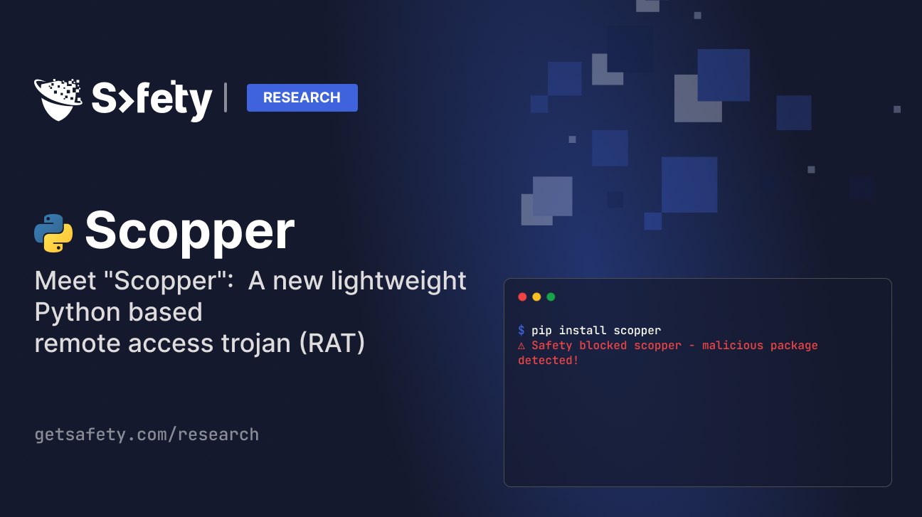 Meet "Scopper":  A new lightweight Python based remote access trojan (RAT)