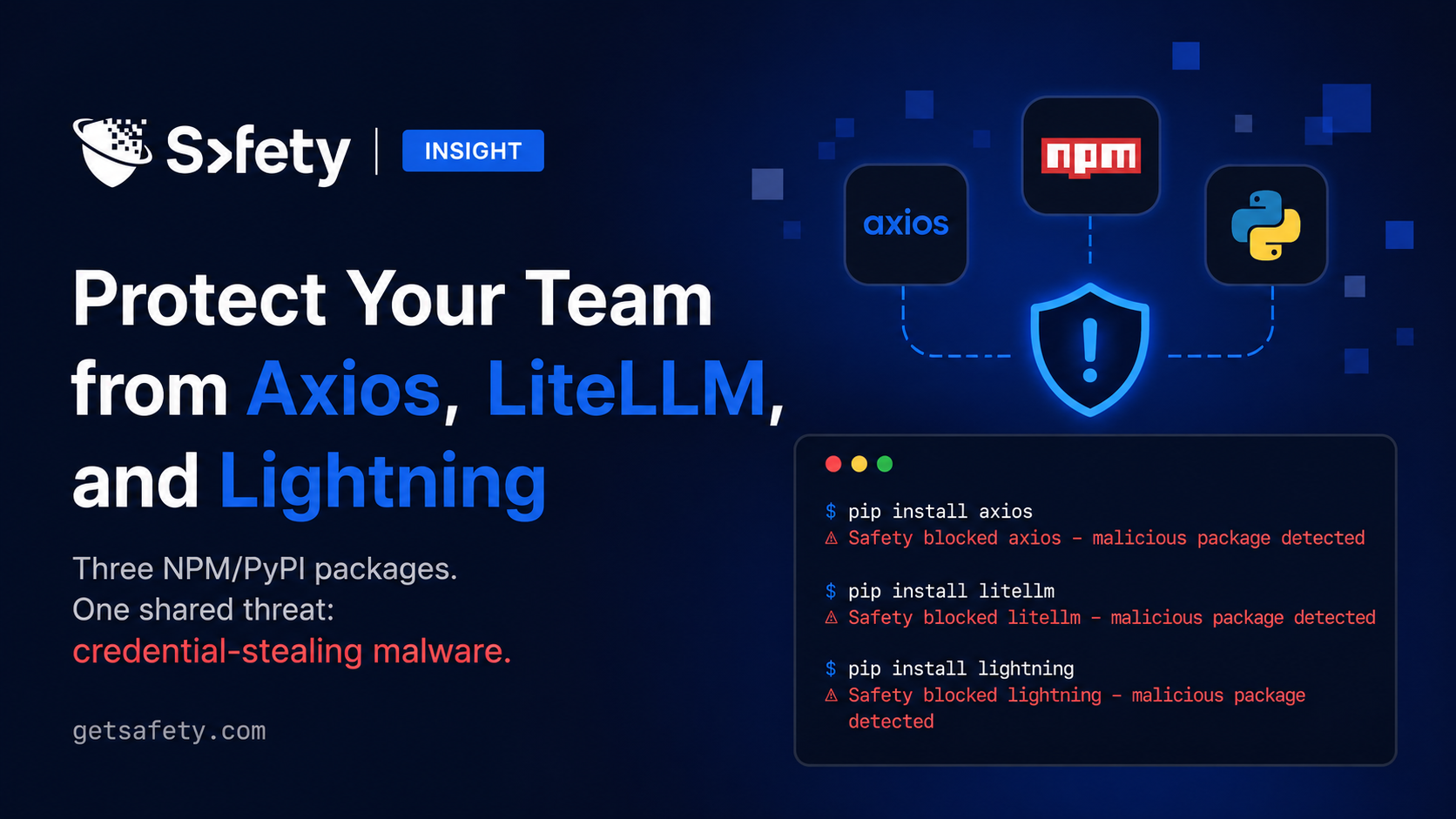Rolling out Claude Code? Protect your team from Axios, LiteLLM, and Lightning.