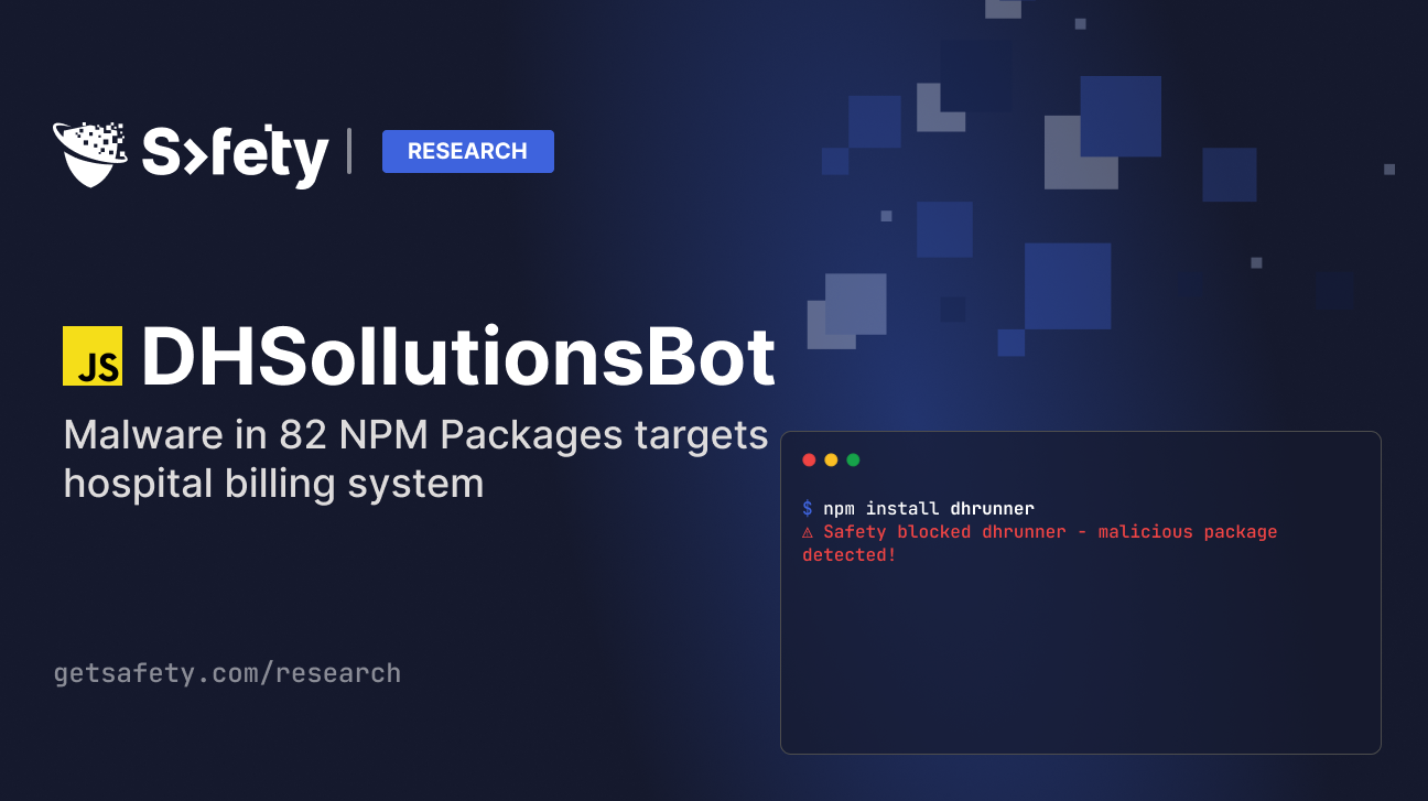 Malware in 82 NPM Packages targets hospital billing system