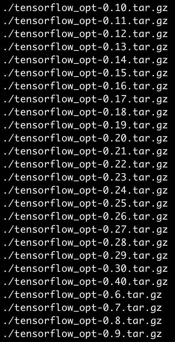 many-versions-tensorflow-opt