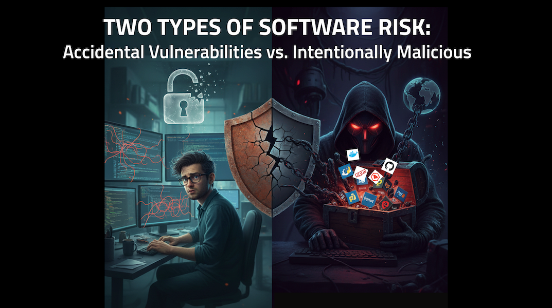 The Two Types of Software Risk: Accidental vs. Intentional Threats
