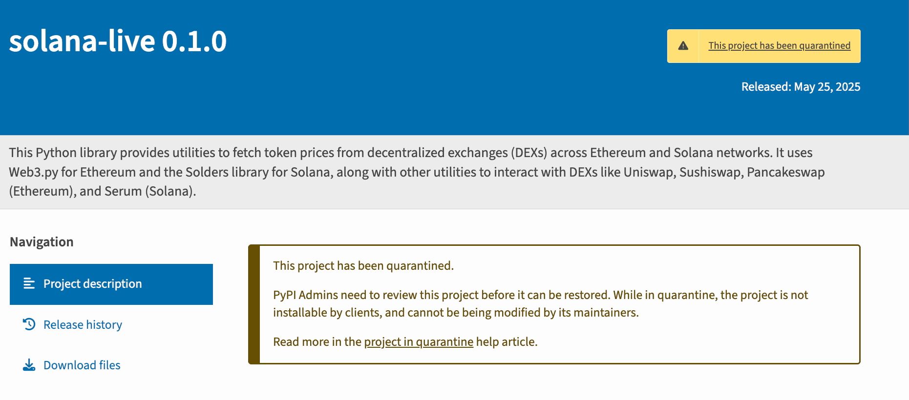 Solana-Drainer Malware Steals Jupyter Notebooks and Source Code