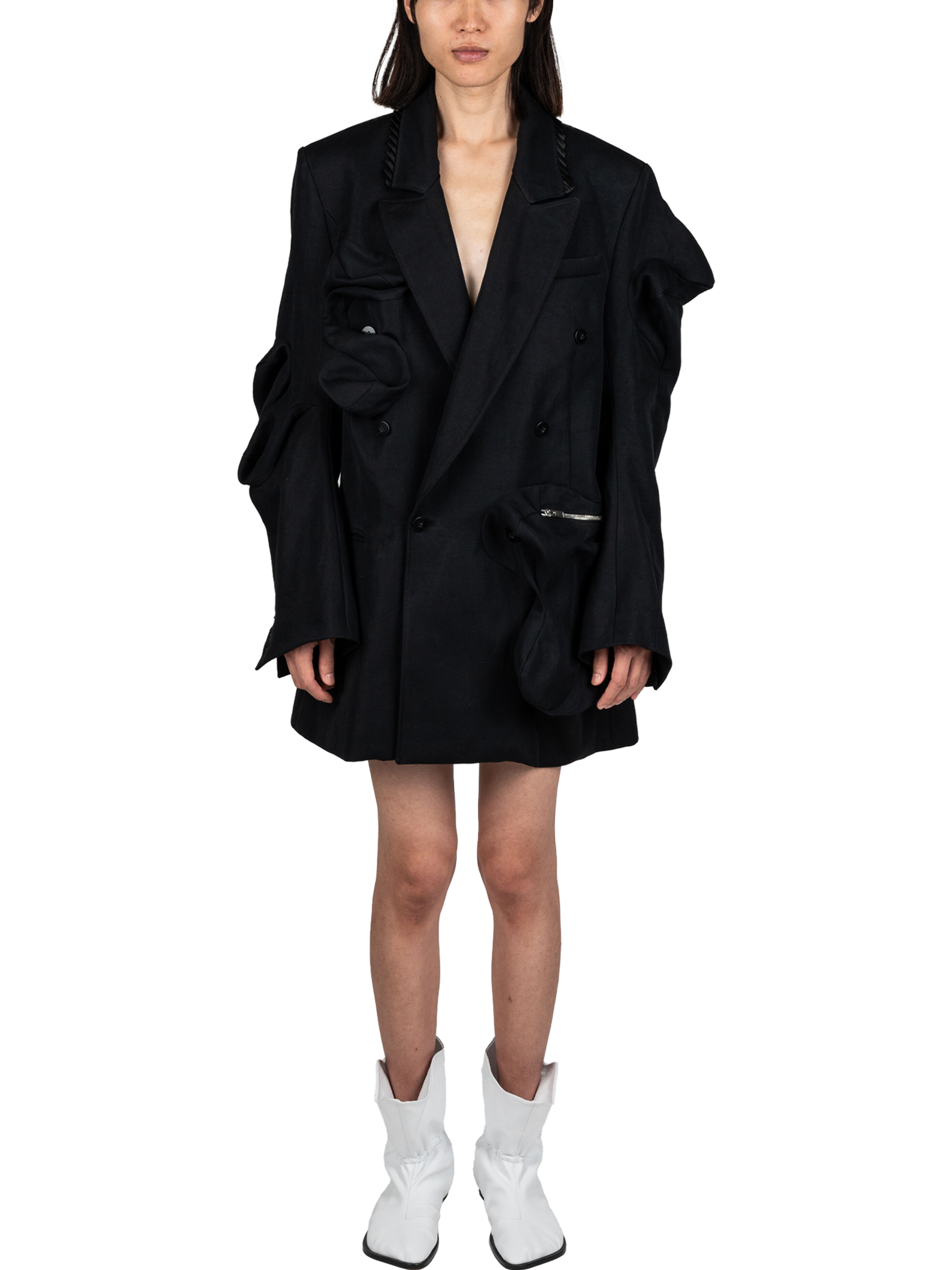 【関税込み】Niccolo Pasqualetti ブラック Spalla ドレス Black Spalla Dress by Niccolo Pasqualetti on Sale