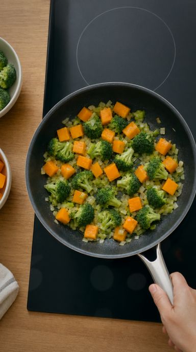 Papilla de brócoli con calabaza - Paso 4