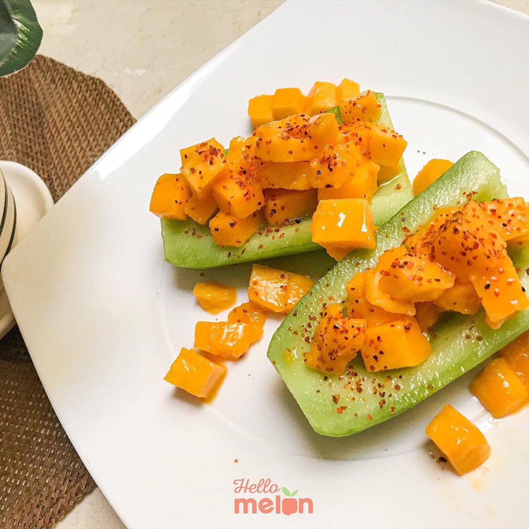 Pepinos rellenos de mango - Imagen 2