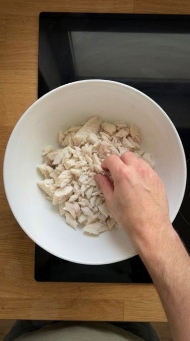 Albóndigas de merluza - Paso 3