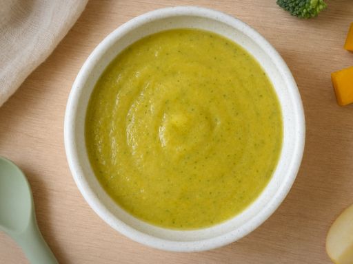 Receta: Papilla de brócoli con calabaza