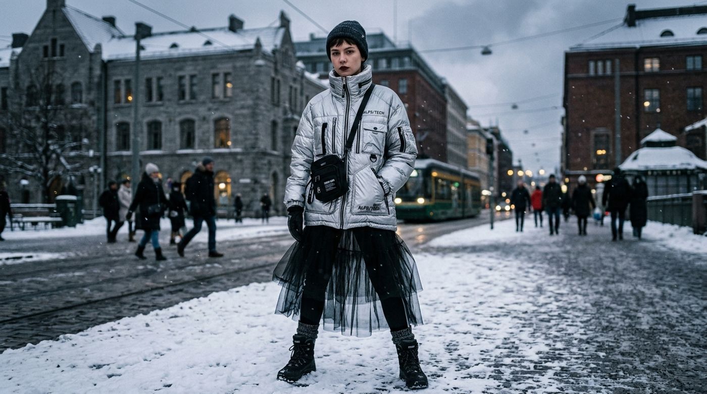 L'ère du "Gorpcore Glacé" : Le sommet du style hivernal