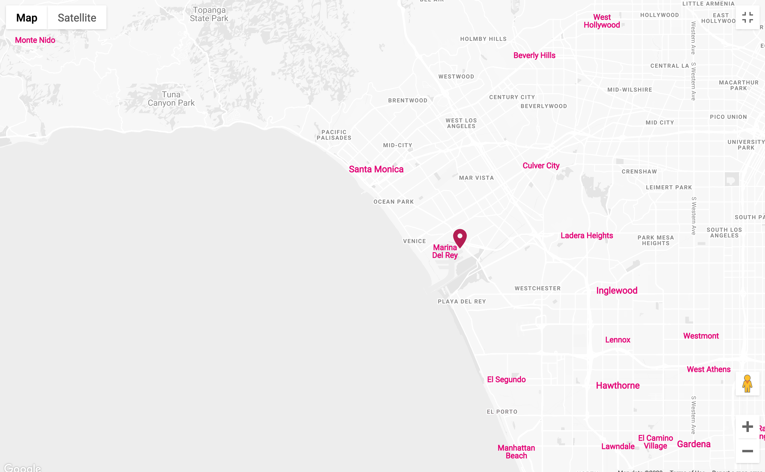 Del Rey Face map location