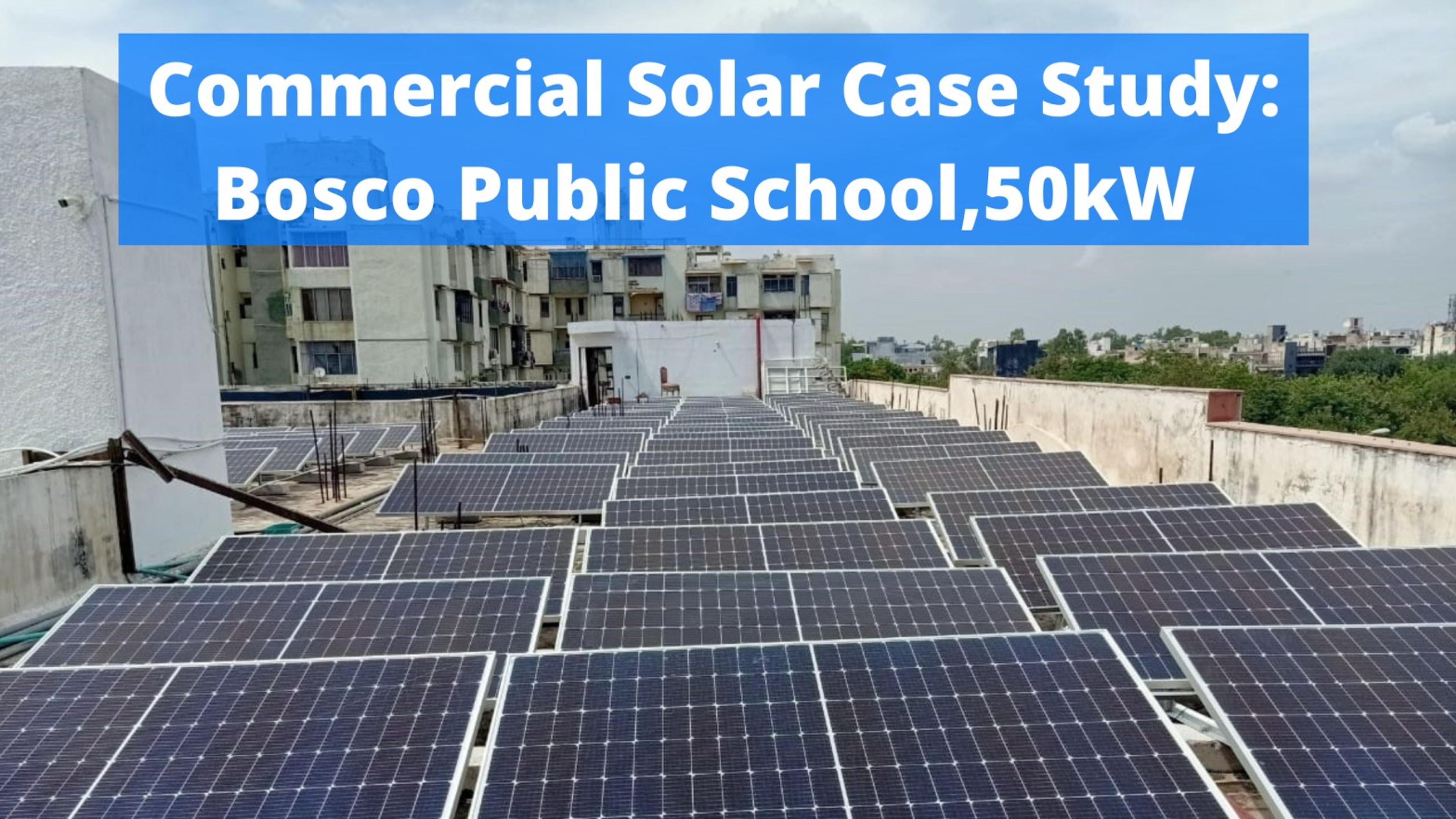 Commercial solar case study