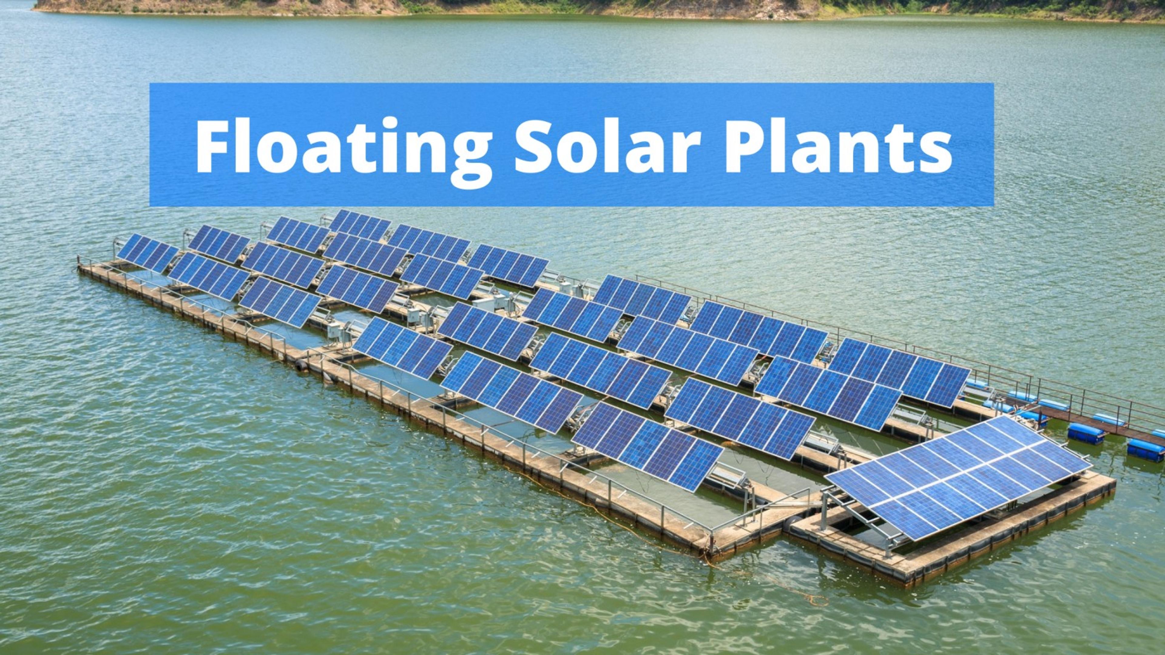 floating solar plants