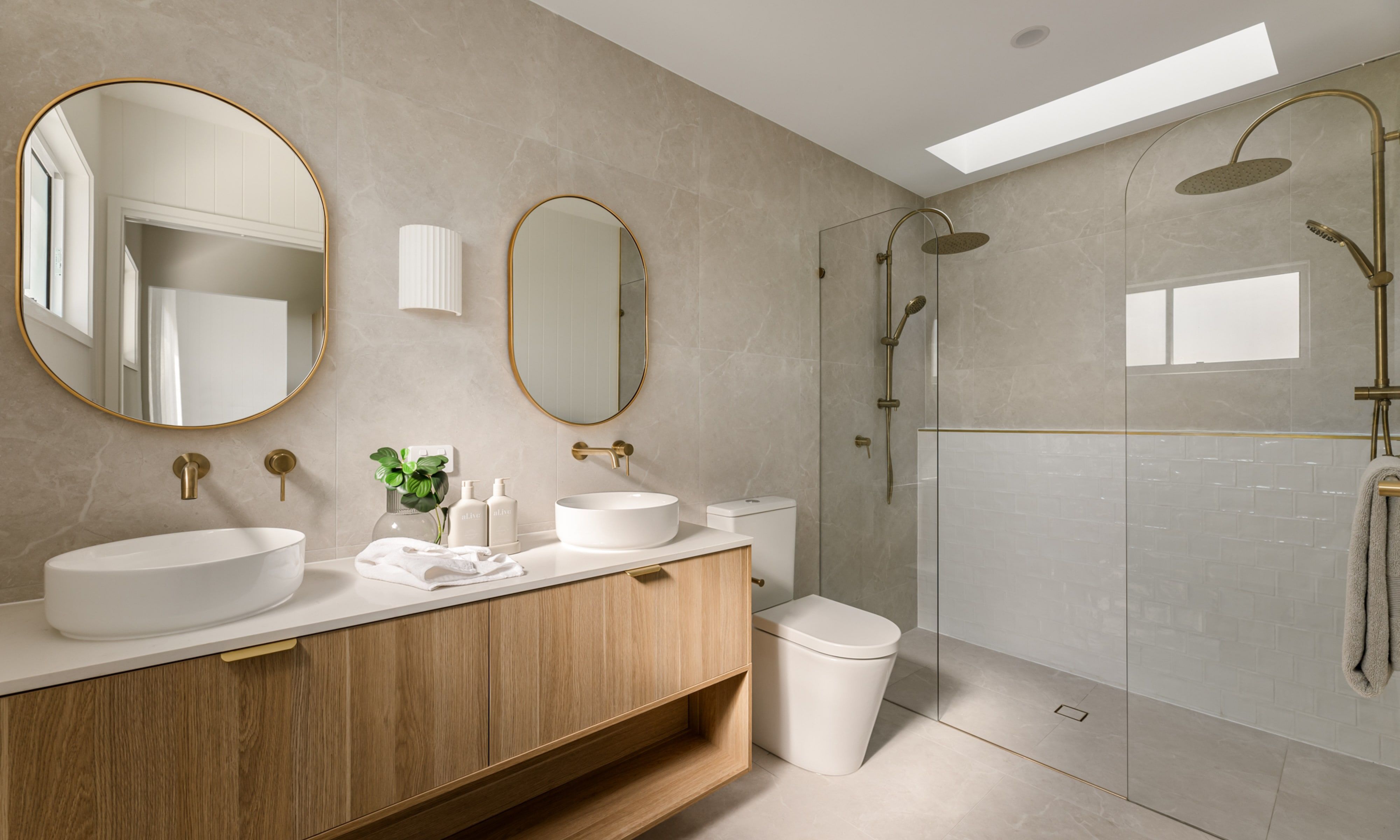 Luxury ensuite in Tingalpa home, Brisbane, designed by Pilgrim Homes