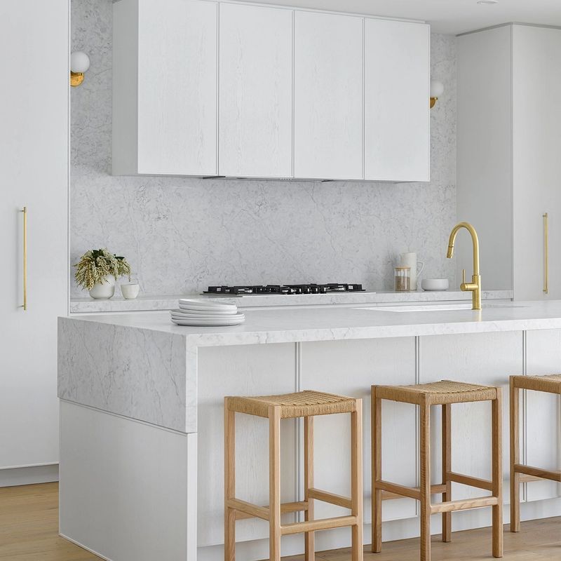 Bespoke kitchen in Pilgrim Homes luxury custom designed home for Mayfield Road family in Moorooka