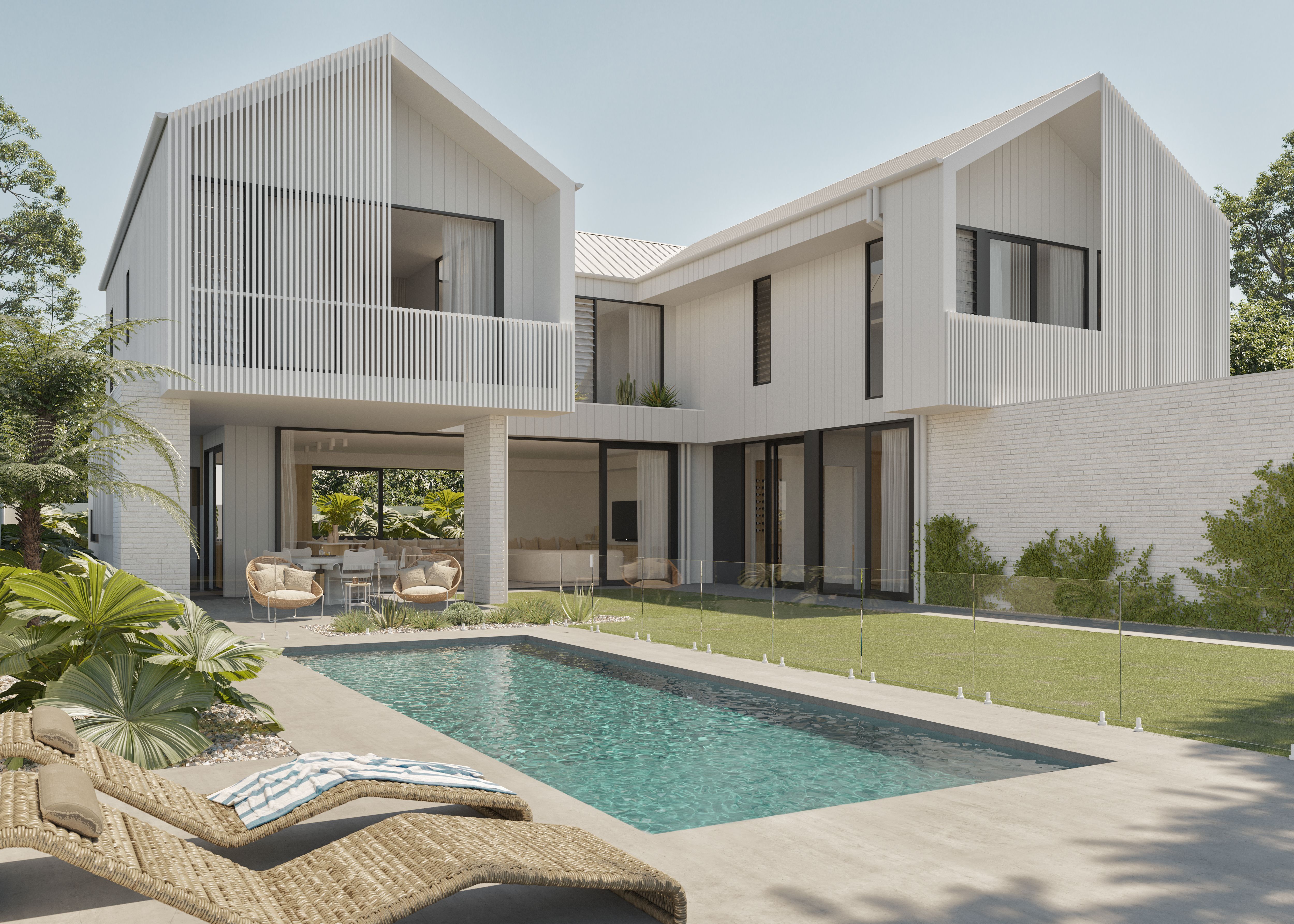 Luxury outdoor living in Graceville Brisbane built by Pilgrim Homes