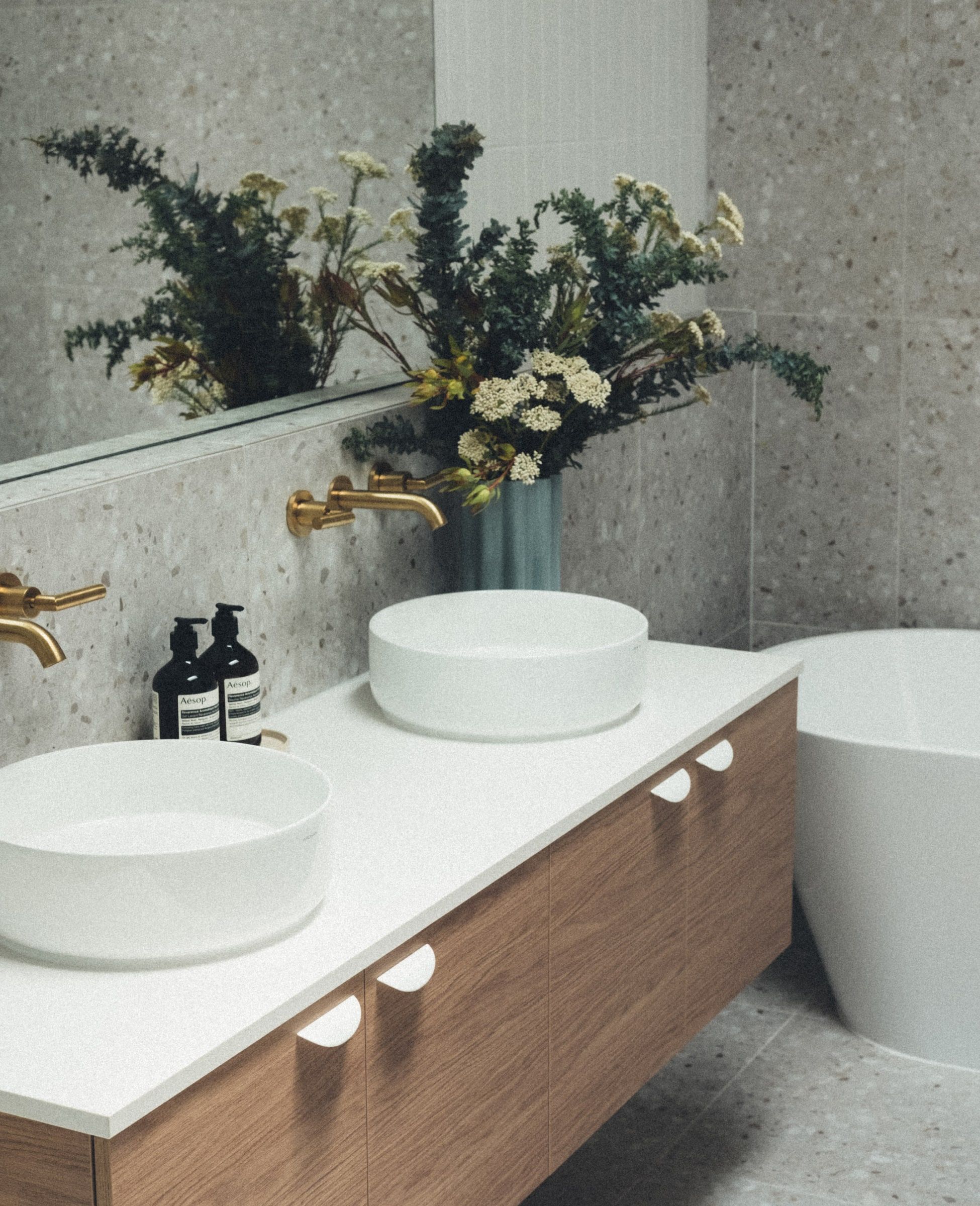 Luxury bathroom in Camp Hill home, Brisbane, designed by Pilgrim Homes