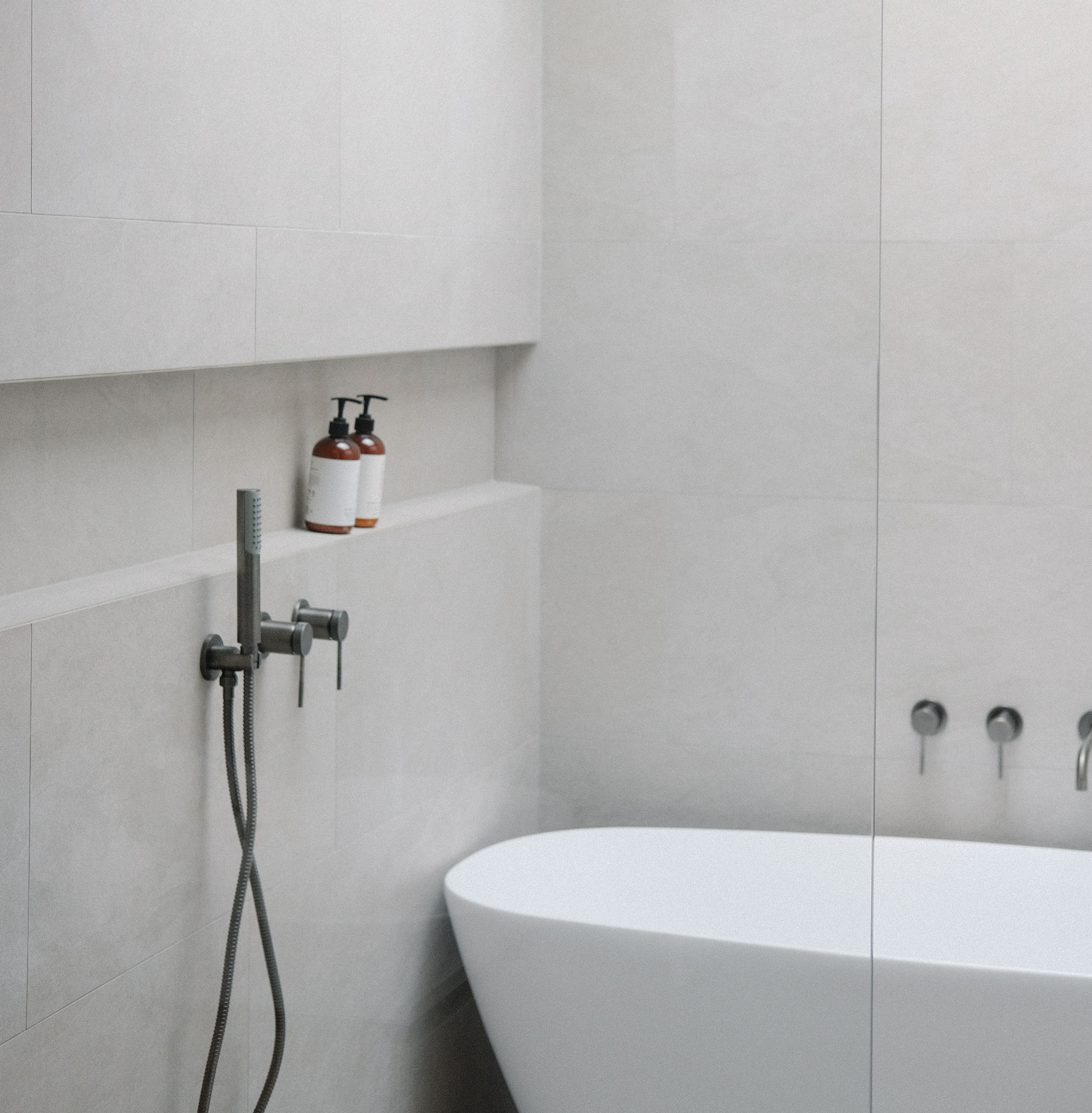 Luxury bathroom in Moorooka home, Brisbane, designed by Pilgrim Homes