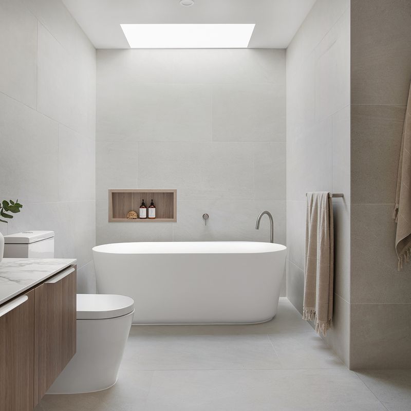 skylight in luxury duplex on Stanley Street, Camp Hill Brisbane, built by Pilgrim Homes