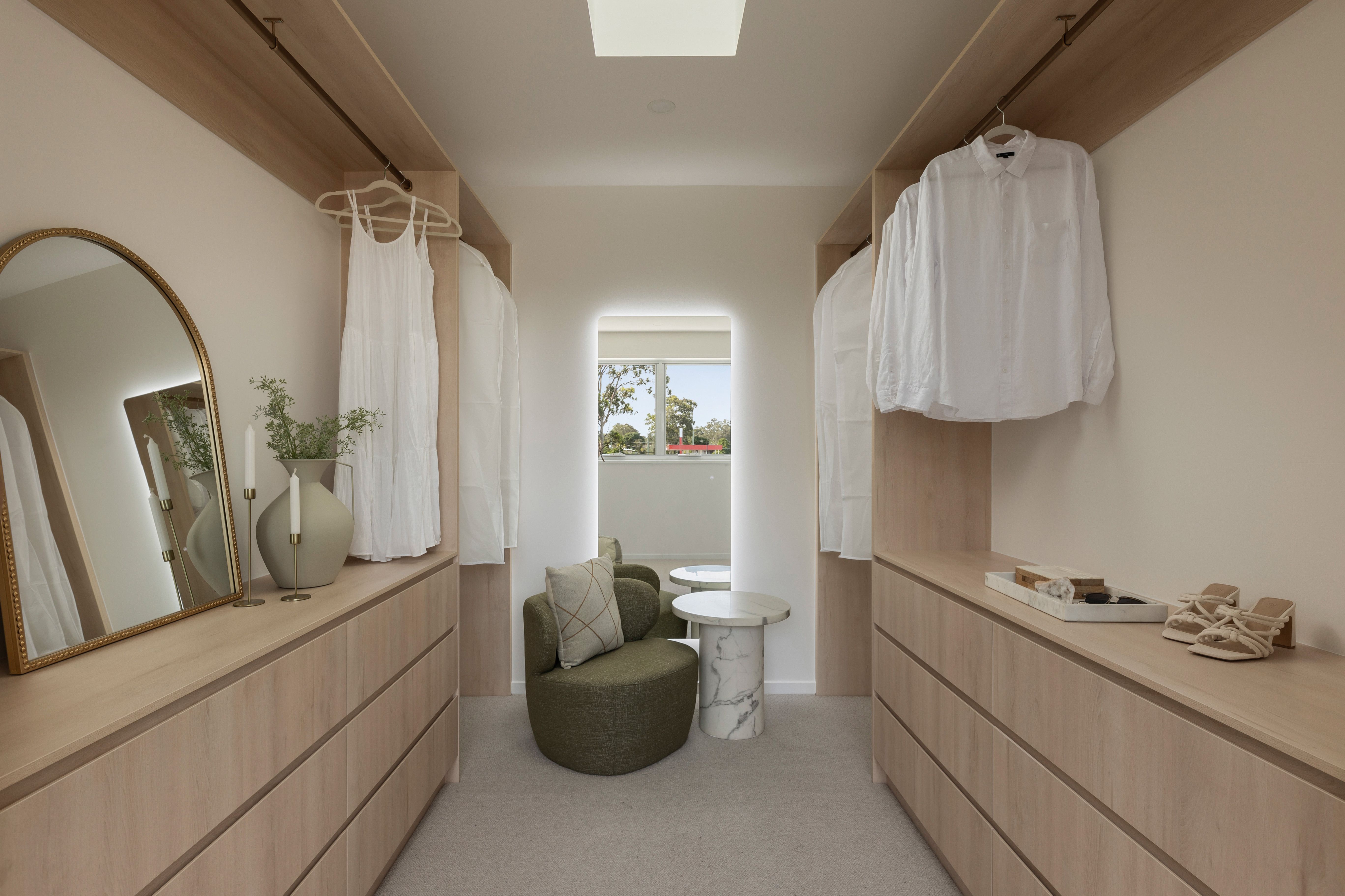 Luxury walk in walkdrove in Tingalpa home in Brisbane built by Pilgrim Homes