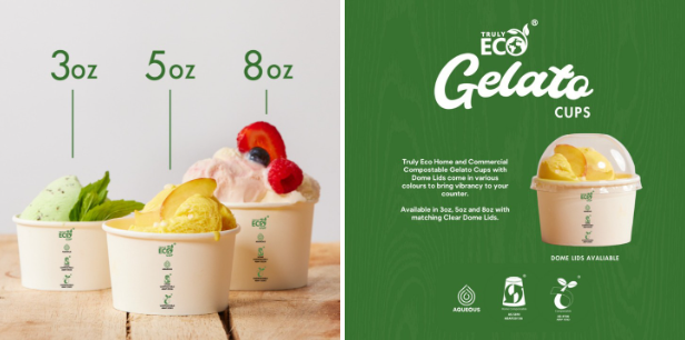 Savor Summer with Truly Eco Gelato Cups: Guilt-Free Indulgence in Every Scoop ?✨