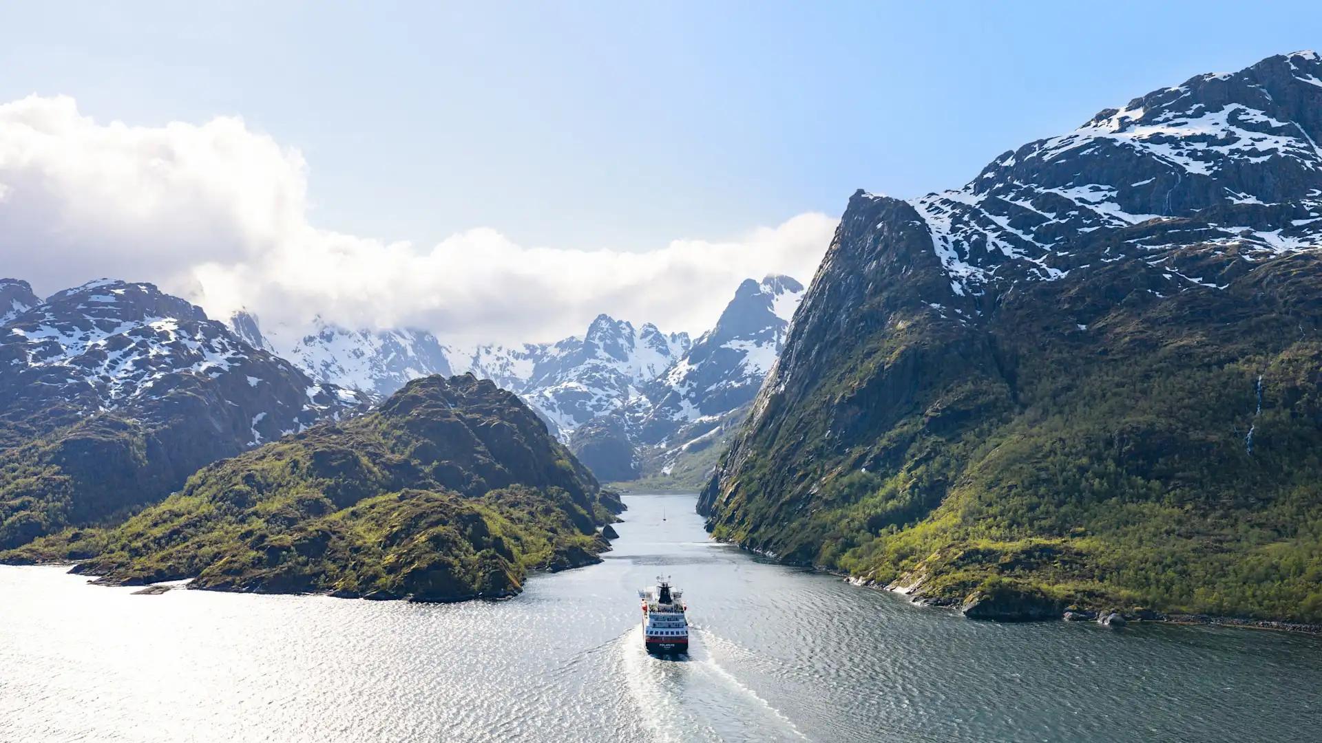 MS Polarys sailing Trollfjorden