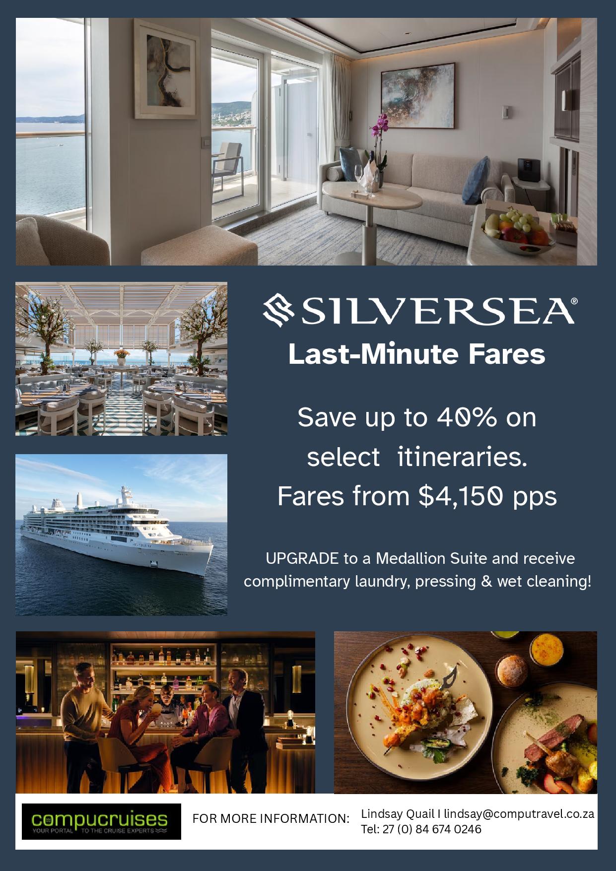 Silversea Last-Minute Fares