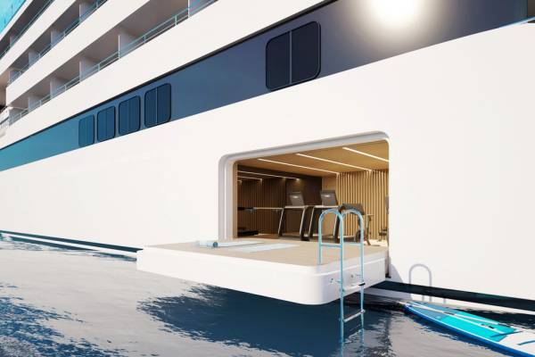 Gym on board Emerald Kaia