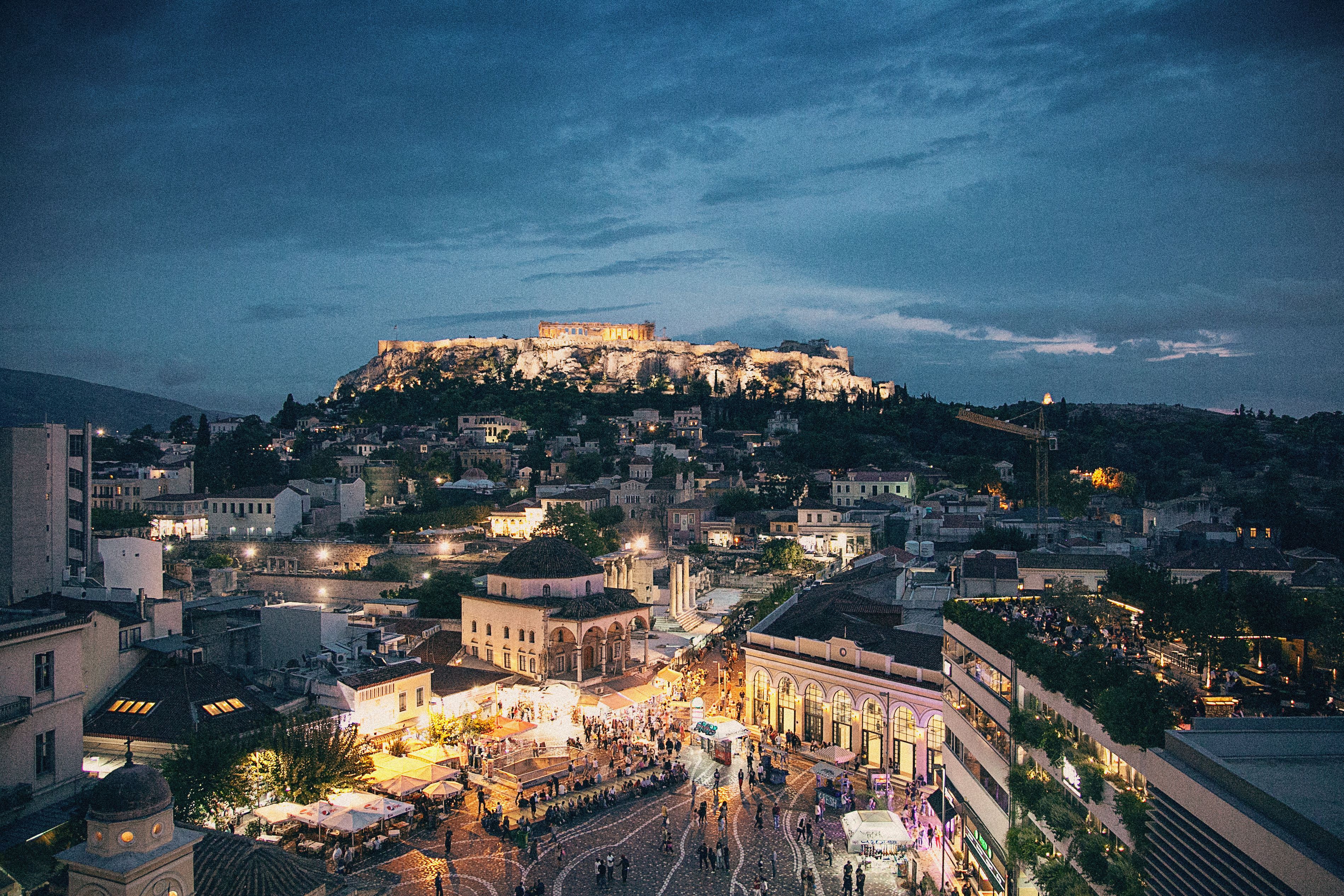 Athens by night