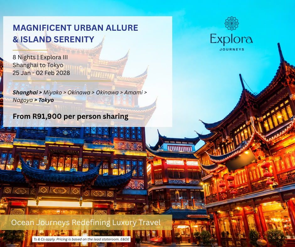 Magnificent Urban Allure & Island Serenity, Explora Journeys
