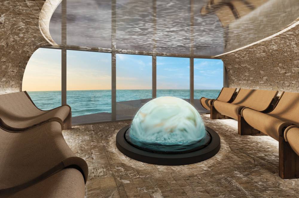 Spa and meditation room on board the Norwegian Aura 