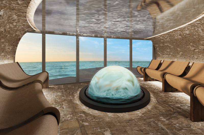 Spa and meditation room on board the Norwegian Aura