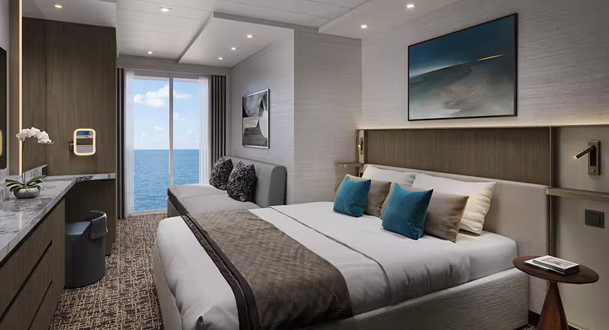 Oceanview room on the Norwegian Epic