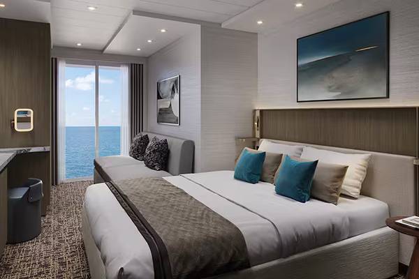 Oceanview room on the Norwegian Epic