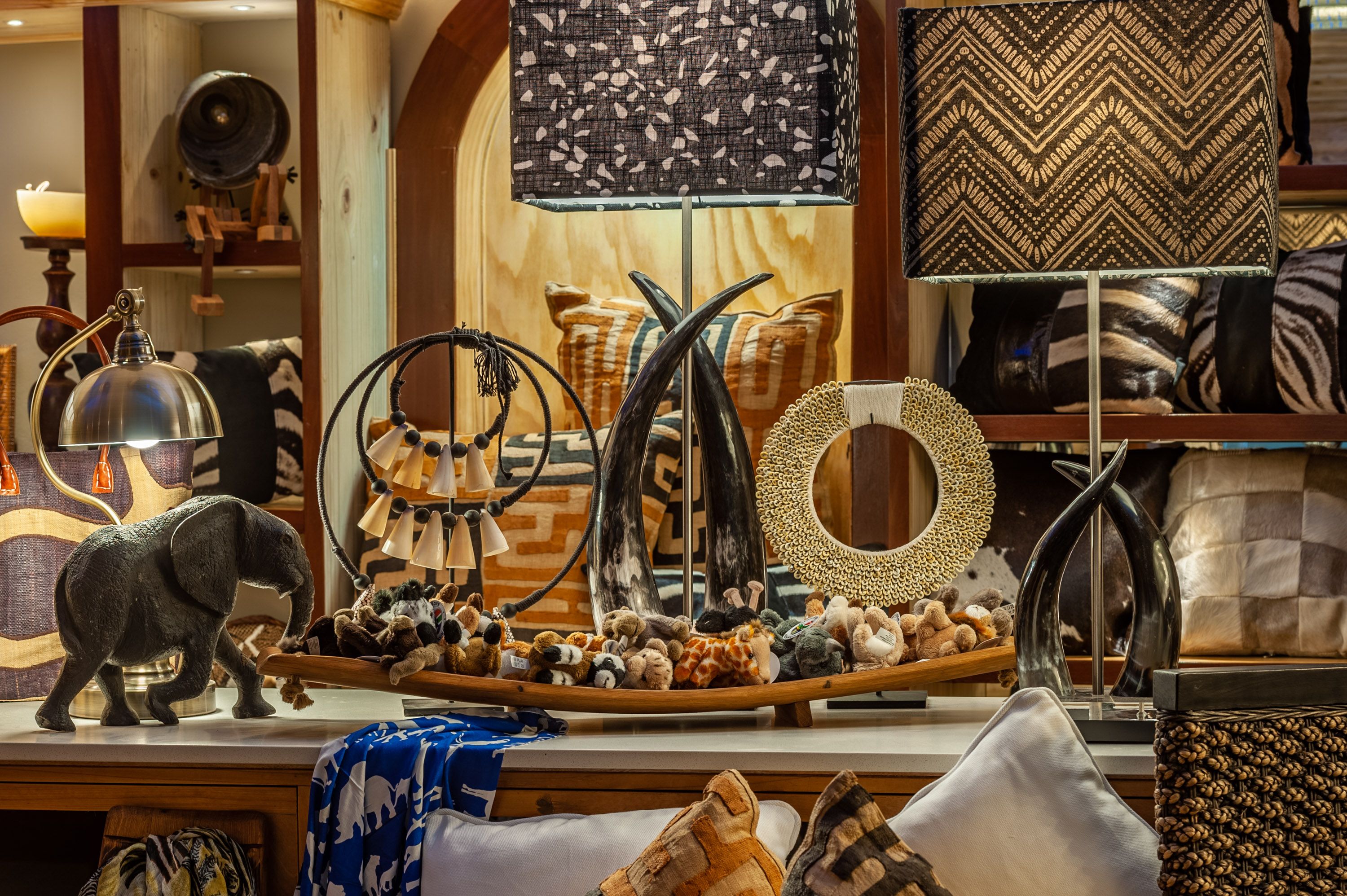 A curio shop with all sorts of curios to buy.