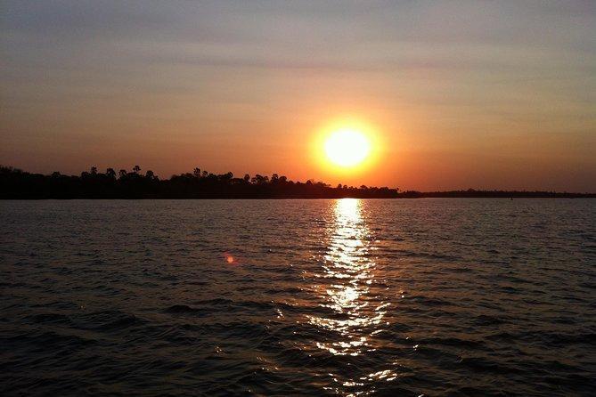 Sunset over the Okavango Delta