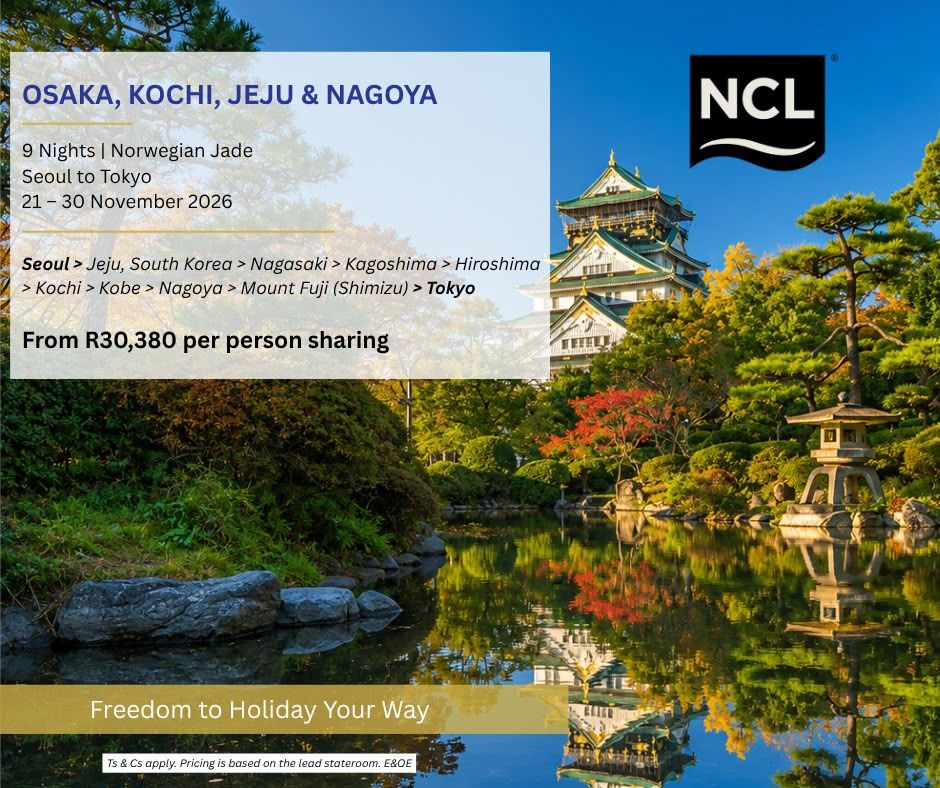 Osaka, Kochi, Jeju & Nagoya, Norwegian Jade