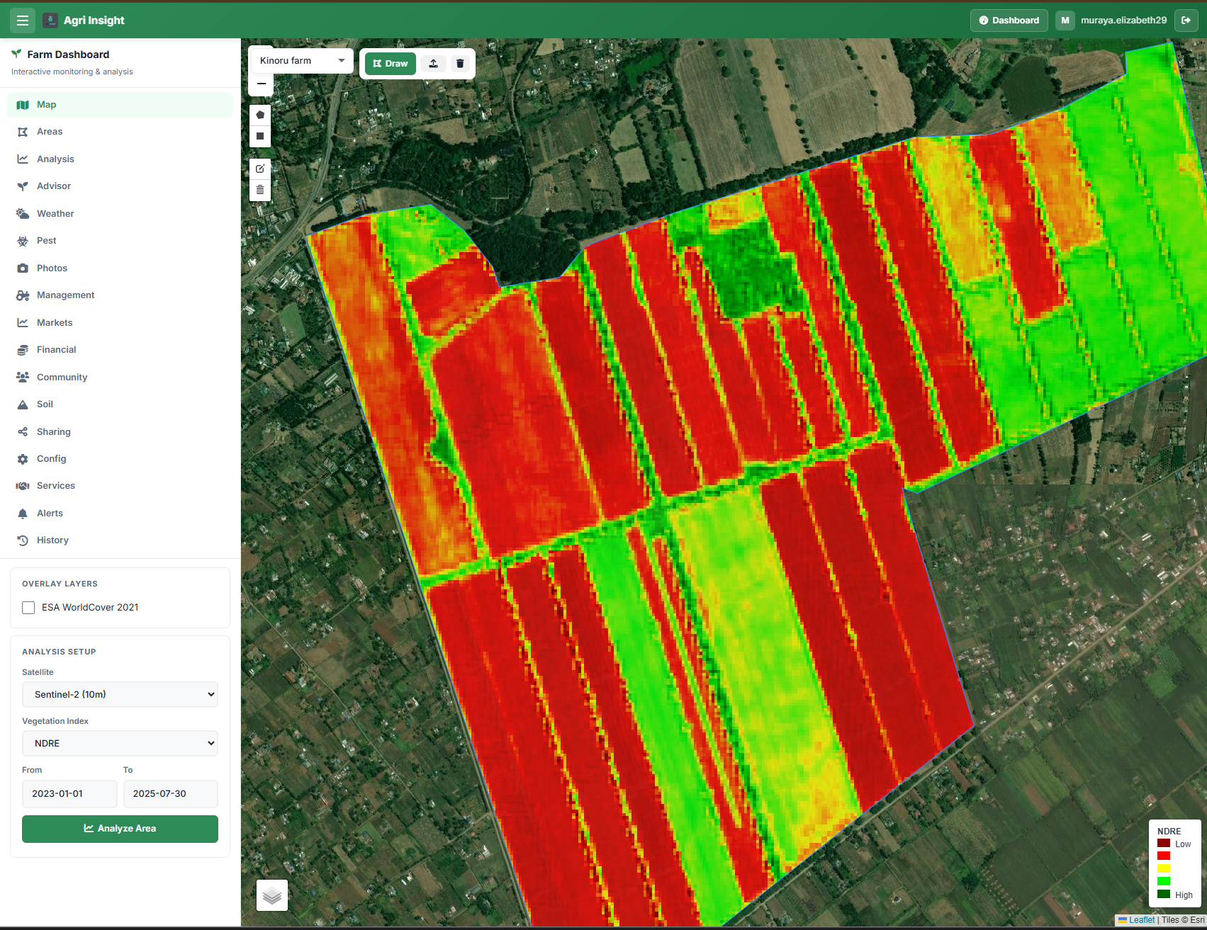 AgriInsight: Agricultural Intelligence & Farm Monitoring Platform