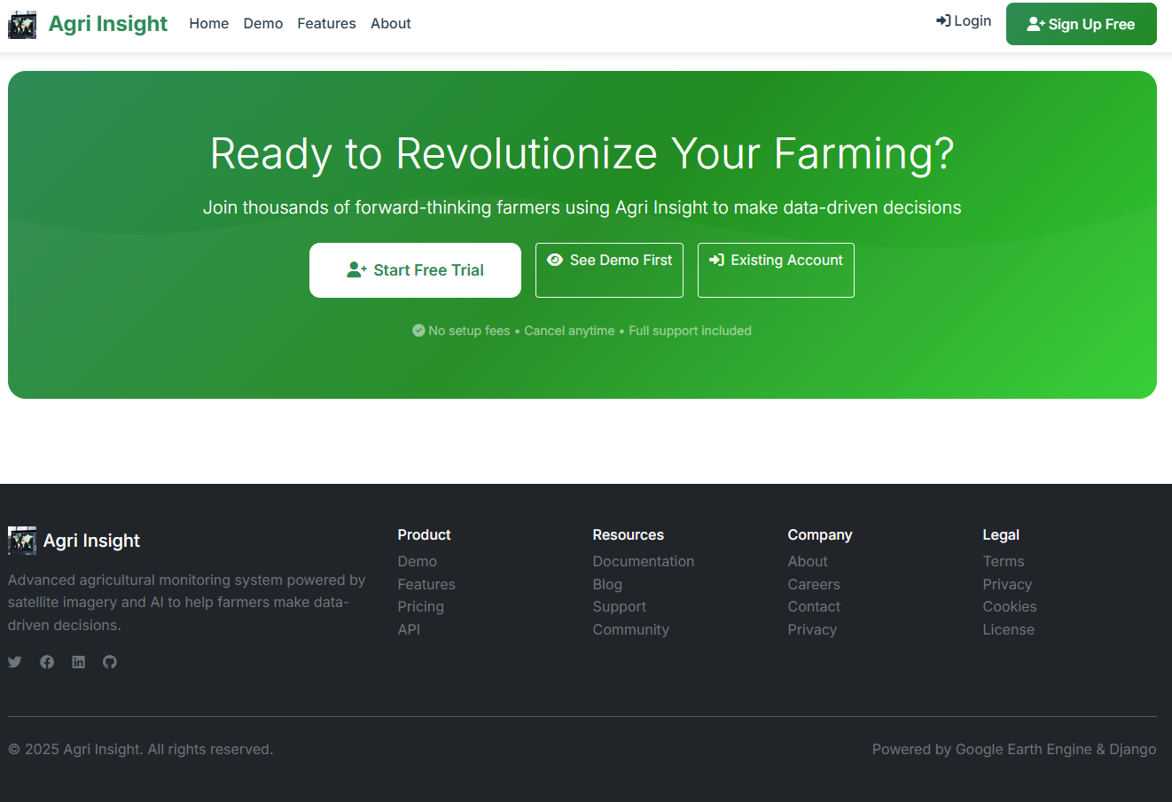 AgriInsight: Agricultural Intelligence & Farm Monitoring Platform