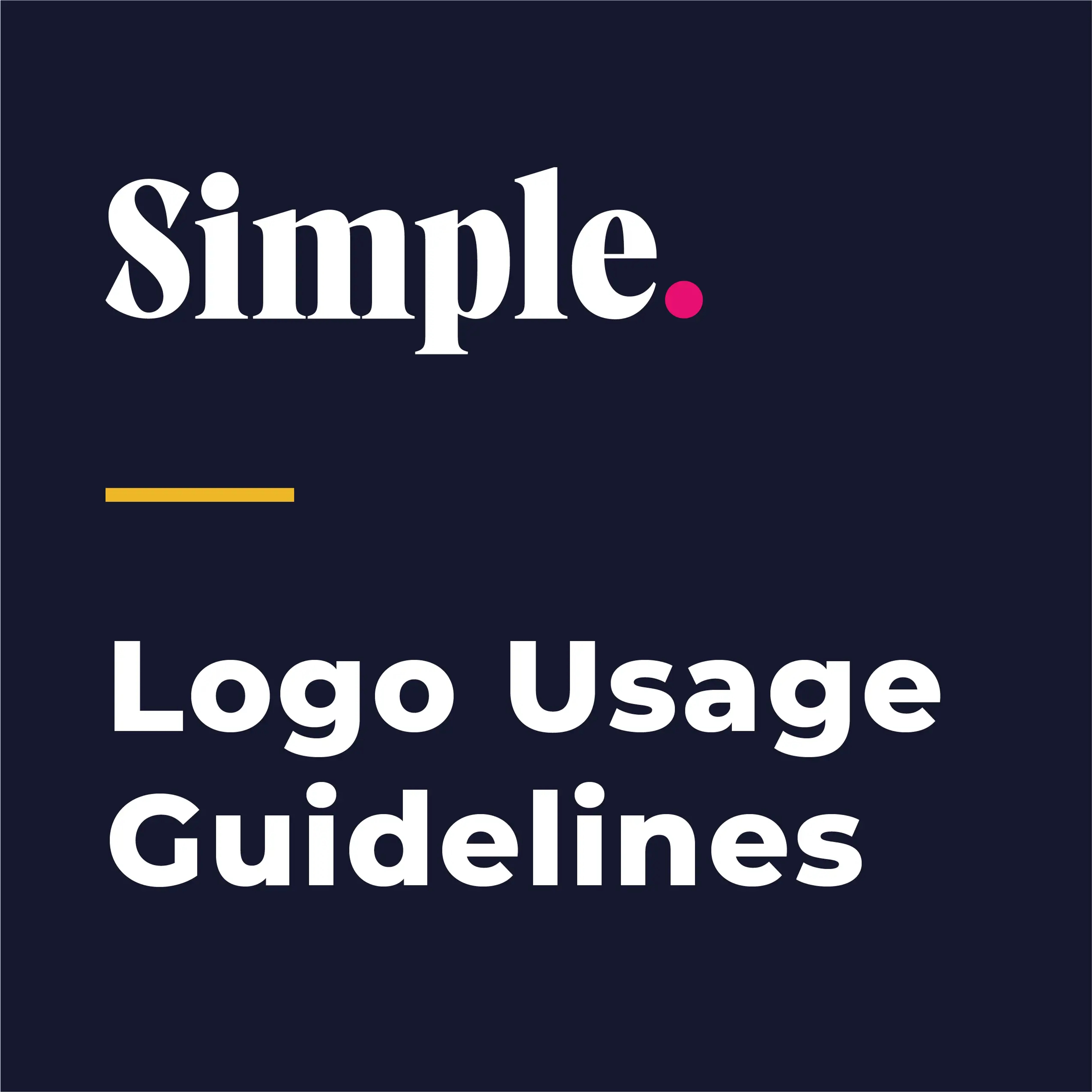 Simple Logo Guidelines