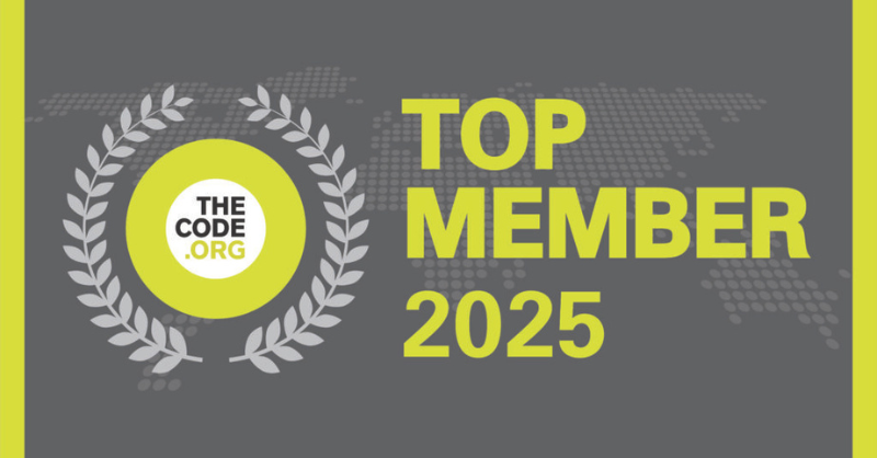 The Code Top Member 2025 Logo