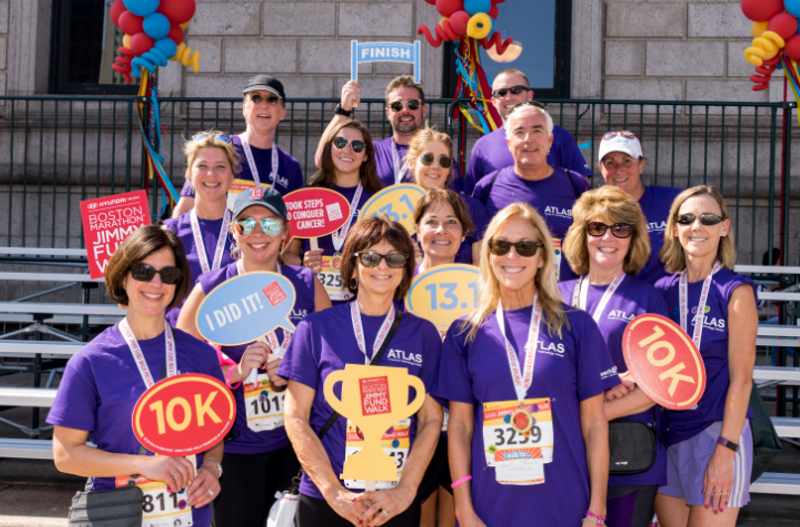 ATTG Team at finish line of the Jimmy Fund walk