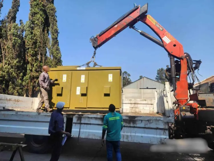 Transformer being offloaded