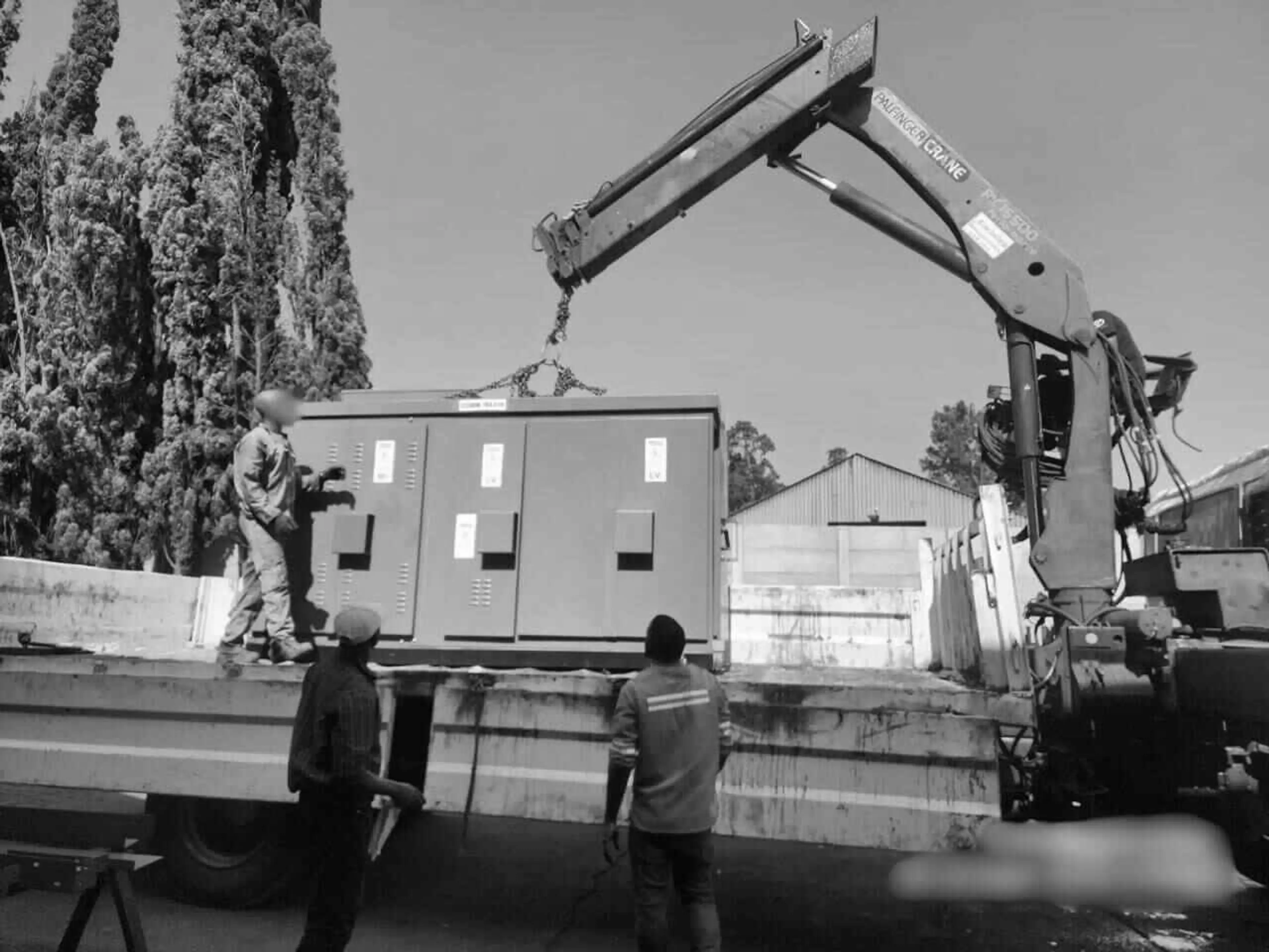 Transformer being offloaded