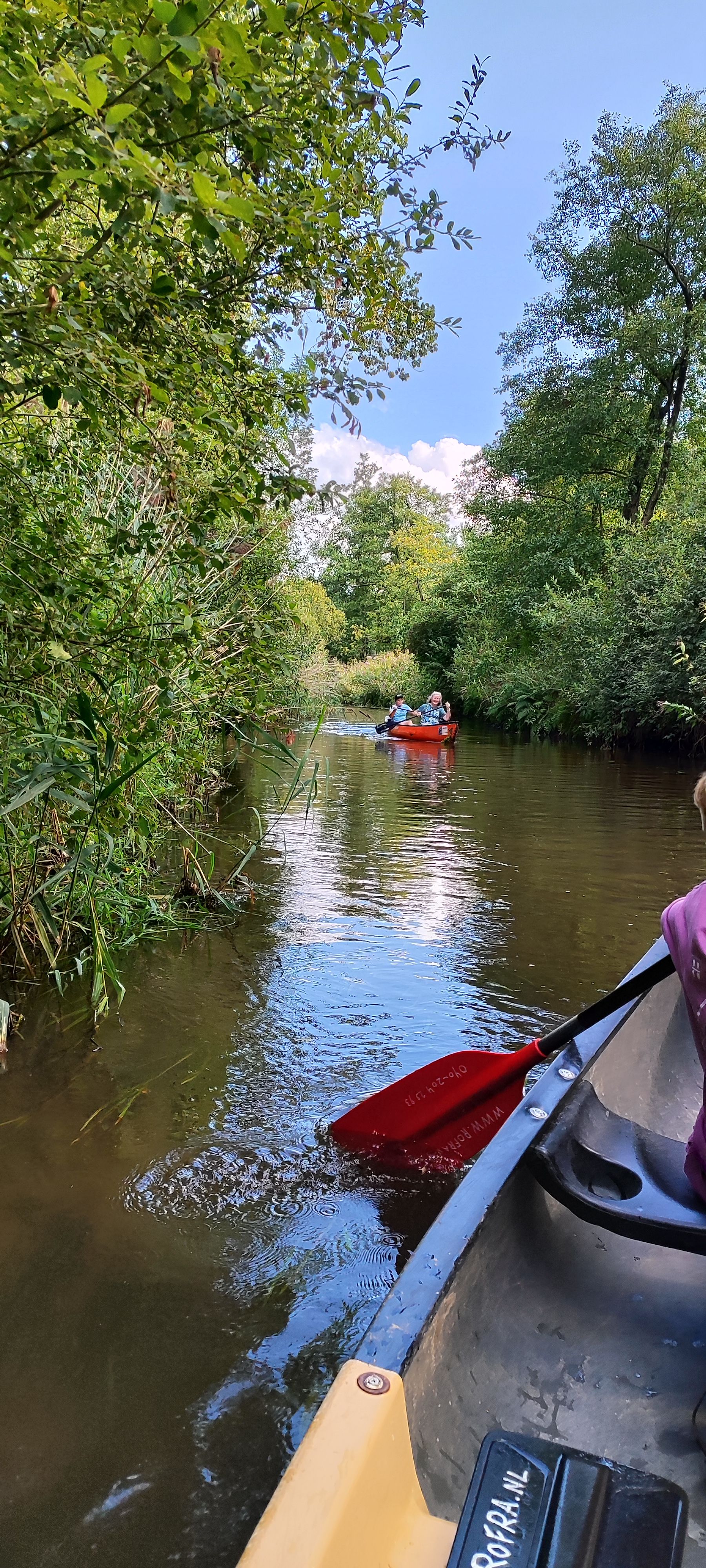Kanovaren op de Dommel