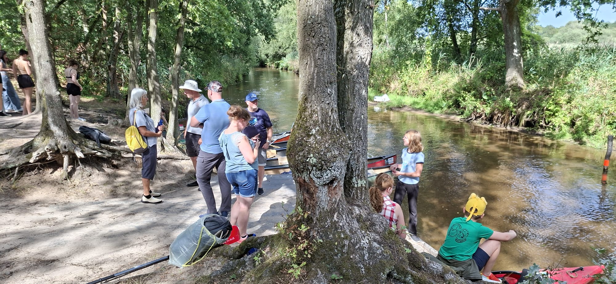Kanovaren op de Dommel