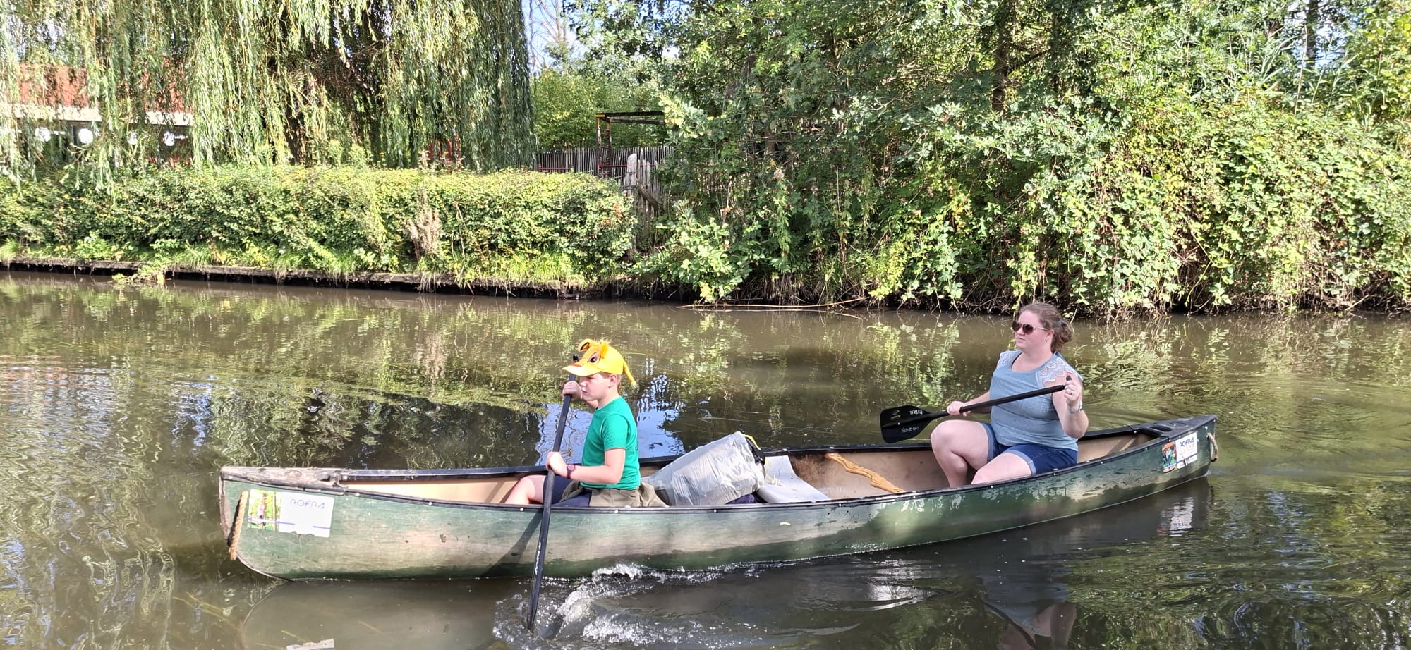 Kanovaren op de Dommel