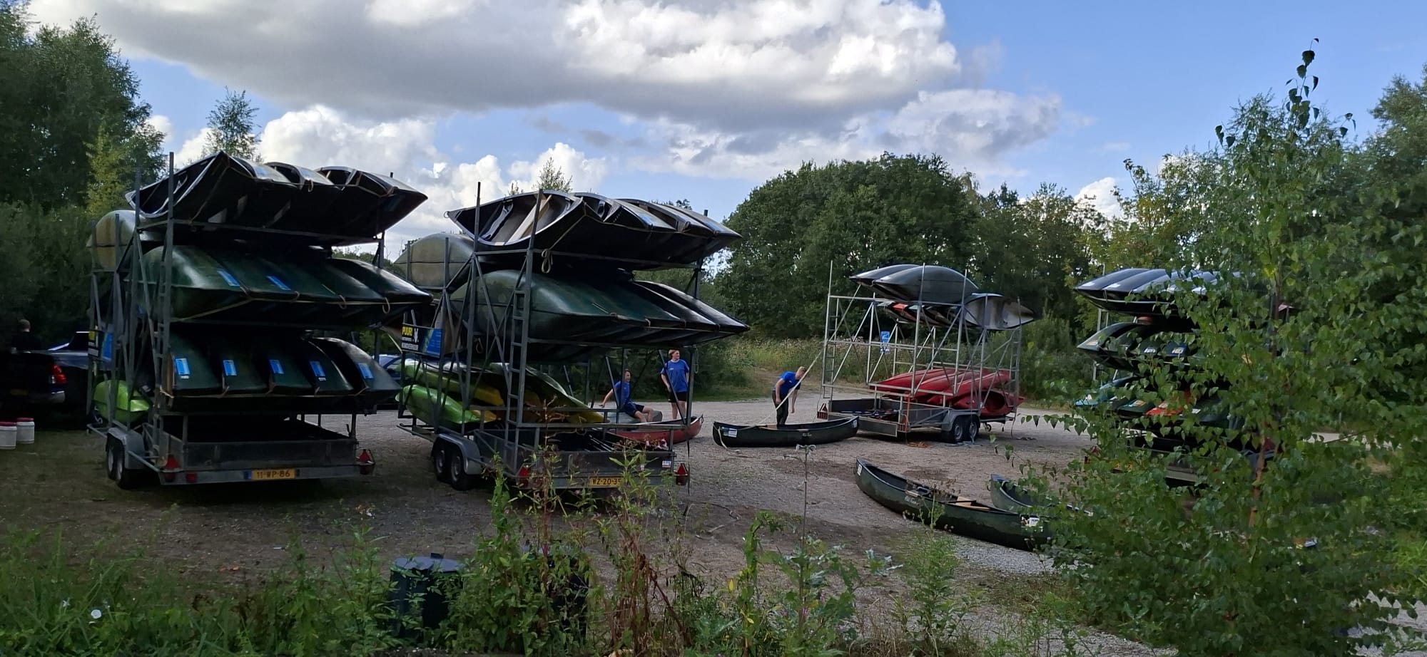 Kanovaren op de Dommel