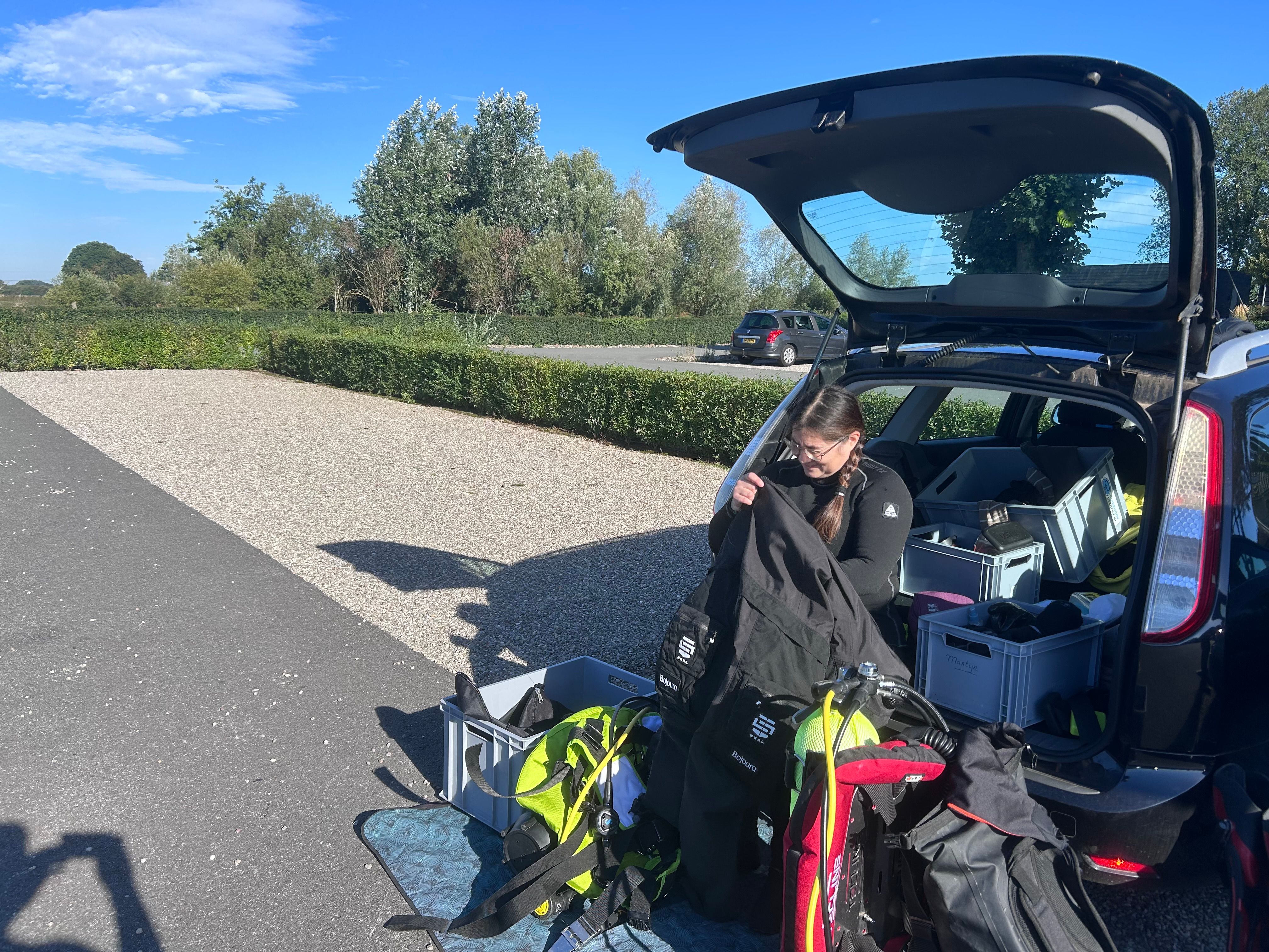 Clubduik op de Kiekuut